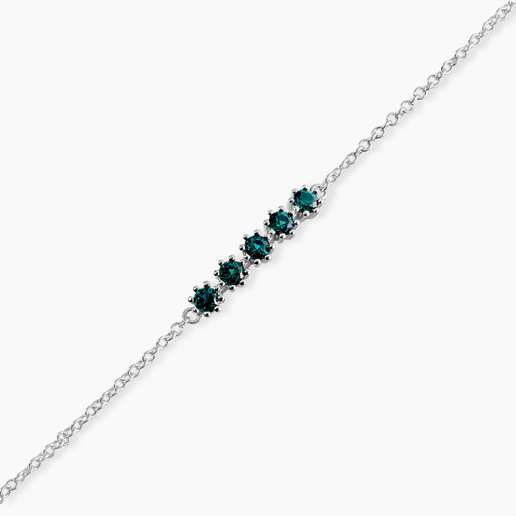 Bracelet Karrie Argent Blanc Oxyde De Zirconium - Bracelets Femme | Histoire d’Or