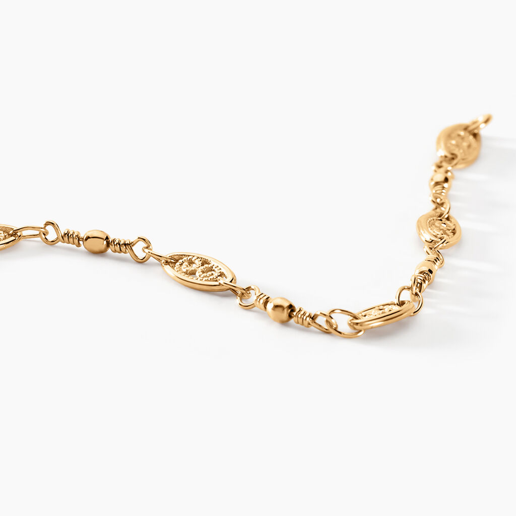 Bracelet Sara&iuml; Plaqu&eacute; Or Dor&eacute; - Bijoux sans pierre Femme | Histoire d&rsquo;Or