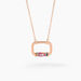 Collier Urban Call Argent Rose Pierre De Synthese Oxyde De Zirconium - Colliers fantaisie Femme | Histoire d’Or
