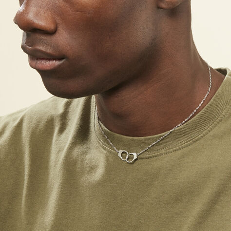 Collier Kim Argent Blanc - Colliers fantaisie Famille | Histoire d’Or