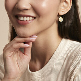 Boucles D'oreilles Pendantes Firmine Or Jaune Oxyde De Zirconium - Boucles d'oreilles pendantes Femme | Histoire d’Or