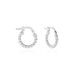 Créoles Appolina Argent Blanc - Boucles d'oreilles créoles Femme | Histoire d’Or