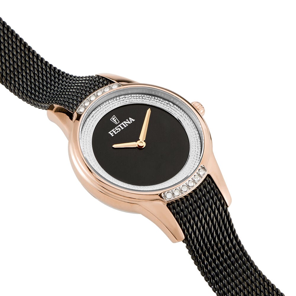 Montre festina noire femme on sale
