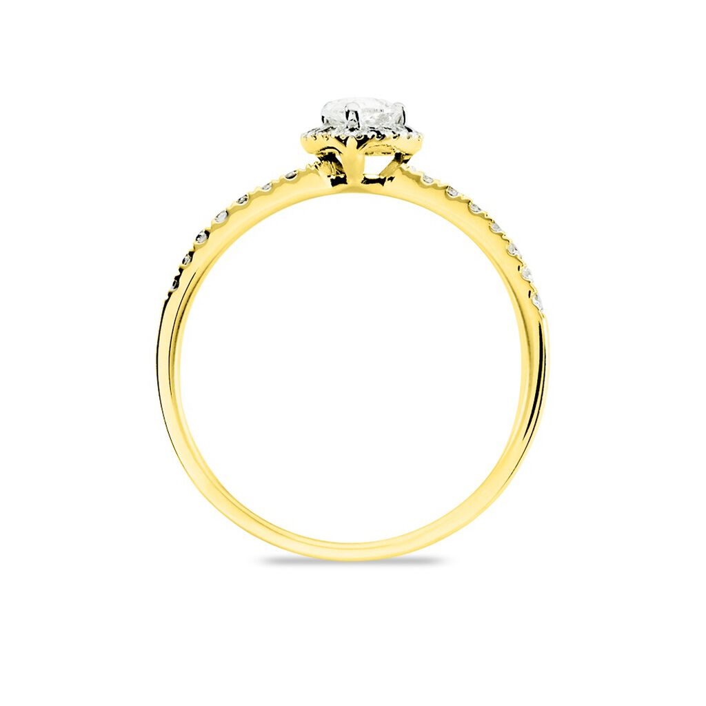 Bague Solitaire Tatiana Or Jaune Diamant - Bagues solitaires Femme | Histoire d&rsquo;Or