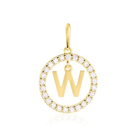 Pendentif Gabe Or Jaune Oxyde De Zirconium - Pendentifs Femme | Histoire d’Or