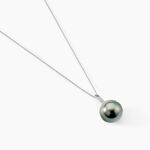 Collier Semi-baroque Or Blanc Perle De Culture De Tahiti - Colliers Femme | Histoire d&rsquo;Or