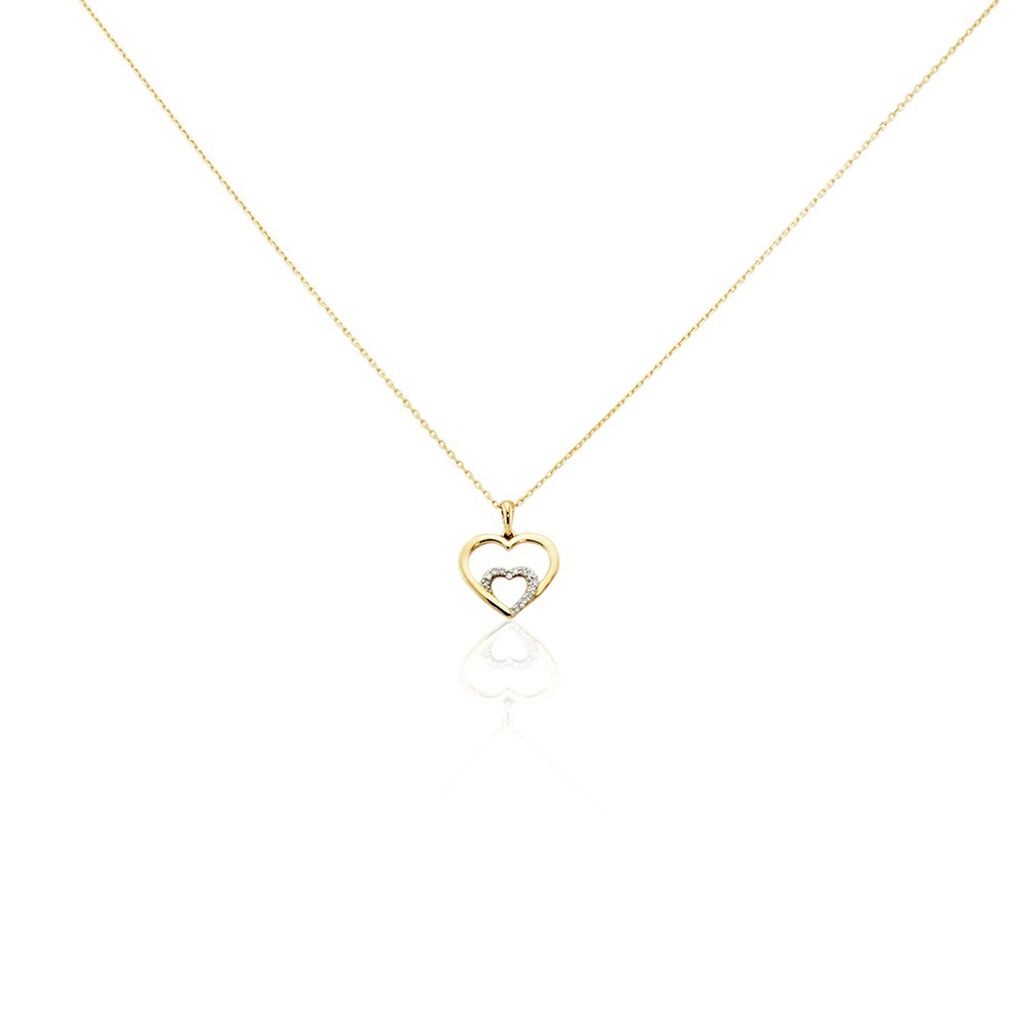 Collier Abeni Or Jaune Diamant