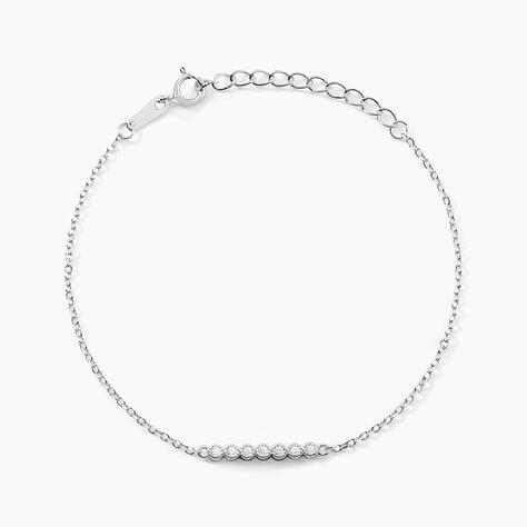 Bracelet Aryles Argent Blanc Oxyde De Zirconium - Bracelets Femme | Histoire d&rsquo;Or
