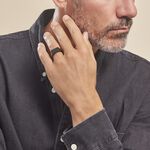 Chevali&egrave;re Acier Noir Luciano - Chevali&egrave;res Homme | Histoire d&rsquo;Or