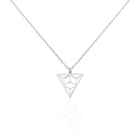 Collier Fidela Argent Blanc - Colliers fantaisie Femme | Histoire d&rsquo;Or