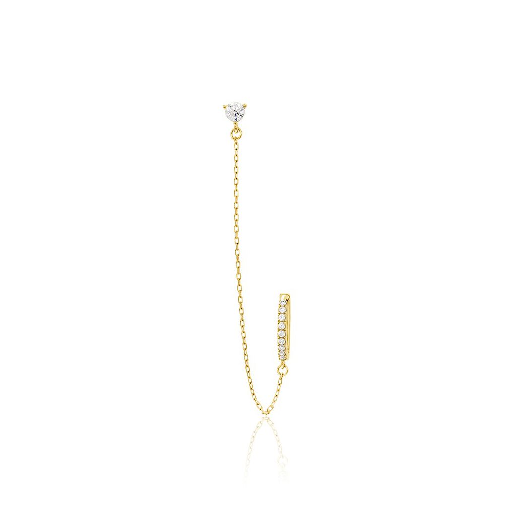 Bijou D'oreille Unitaire Mix And Match Or Jaune Oxyde De Zirconium - Ear cuffs Femme | Histoire d’Or