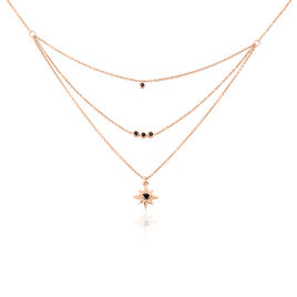 Collier Evora Argent Rose Oxyde De Zirconium - Colliers Etoile Femme | Histoire d’Or