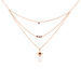 Collier Evora Argent Rose Oxyde De Zirconium - Colliers Etoile Femme | Histoire d’Or