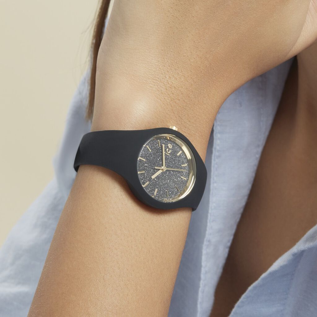Montre Ice Watch Glitter Noir - Montres Femme | Histoire d’Or