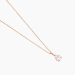 Collier Goutte Or Rose Quartz - F&ecirc;te des m&egrave;res Femme | Histoire d&rsquo;Or