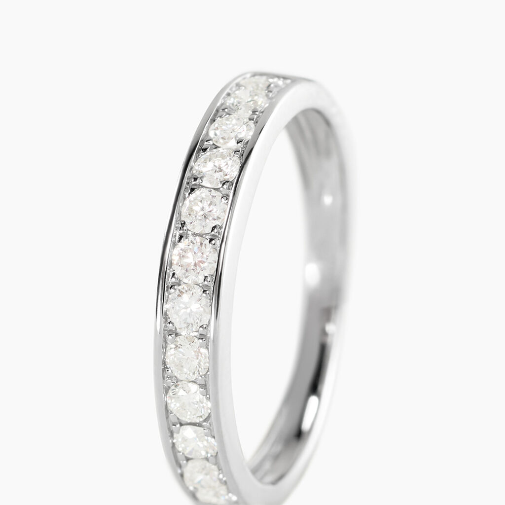 Alliance Dionysa Or Blanc Diamant - Alliances Femme | Histoire d&rsquo;Or