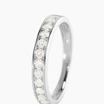 Alliance Dionysa Or Blanc Diamant - Alliances Femme | Histoire d&rsquo;Or
