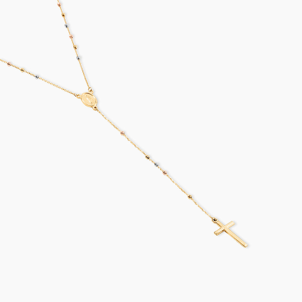 Collier Tomas Or Tricolore - Bijoux sans pierre Unisex | Histoire d&rsquo;Or
