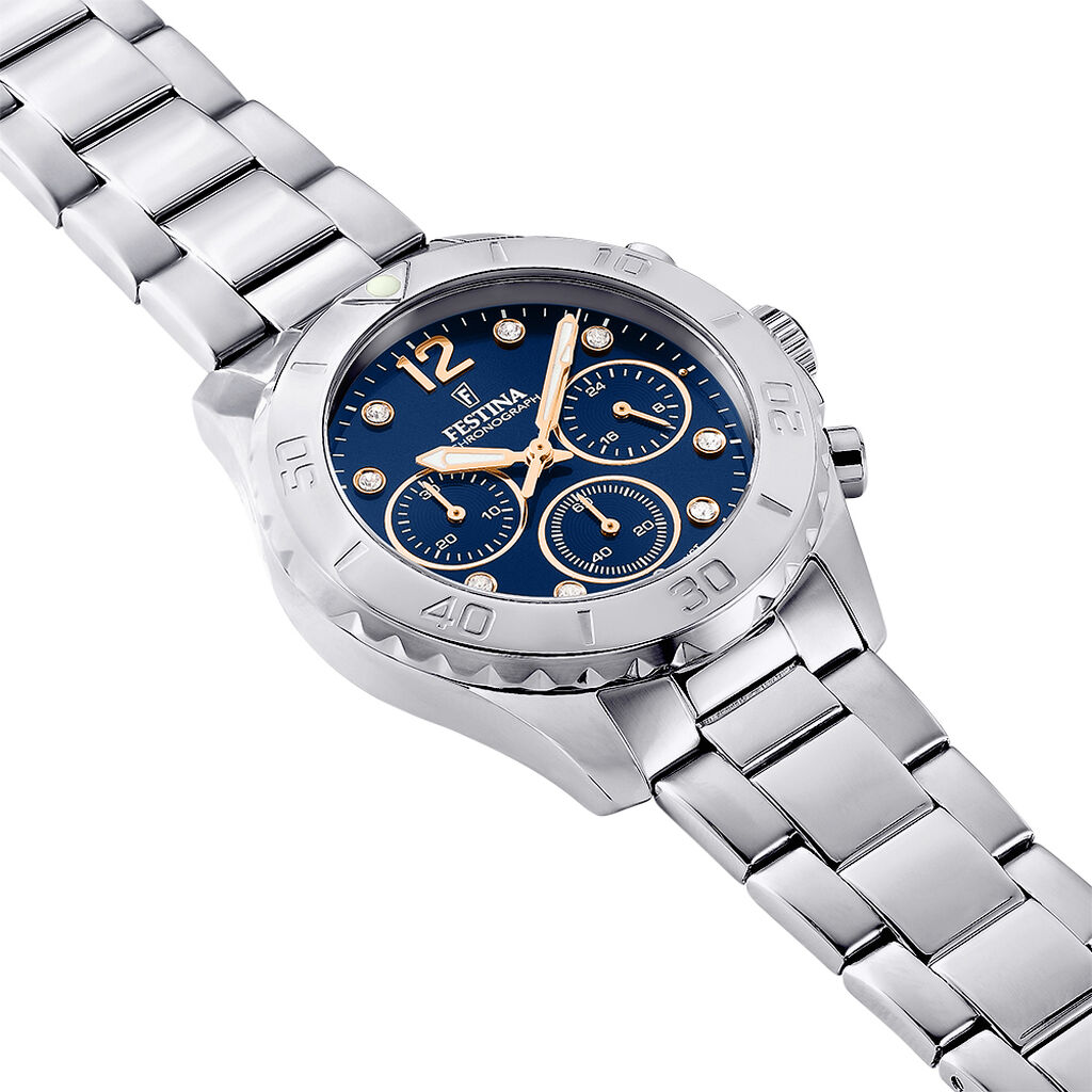 Montre Festina Boyfriend Collection Bleu - Montres Femme | Histoire d’Or