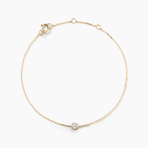 Bracelet Or Jaune Sofia Diamants - Bracelets Femme | Histoire d’Or
