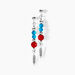 Boucles D'oreilles Pendantes Behati Argent Blanc Corail Turquoise - Boucles d'oreilles fantaisie Femme | Histoire d’Or