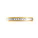 Alliance Serti Grains Or Bicolore Diamant - Alliances Femme | Histoire d’Or