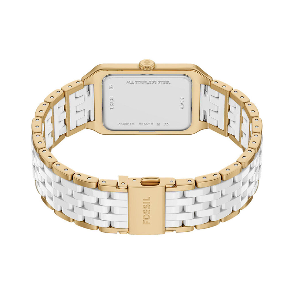 Montre Fossil Raquel Blanc - Montres Femme | Histoire d&rsquo;Or