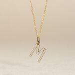 Pendentif Klementine Or Jaune Oxyde De Zirconium - Pendentifs Famille | Histoire d&rsquo;Or