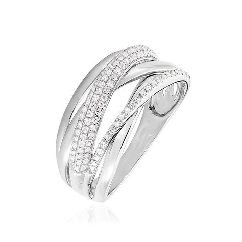 Bague Elodea Or Blanc Diamant - Bagues avec pierre Femme | Histoire d’Or