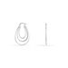Créoles Aglae Acier Blanc - Boucles d'oreilles créoles Femme | Histoire d’Or