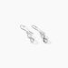 Boucles D'oreilles Pendantes Argent Blanc Teoxane - Boucles d'oreilles fantaisie Femme | Histoire d’Or
