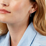 Boucles D'Oreilles Pendantes Eclat d'Aurore Argent Blanc Oxyde De Zirconium - Boucles d'oreilles fantaisie Femme | Histoire d&rsquo;Or