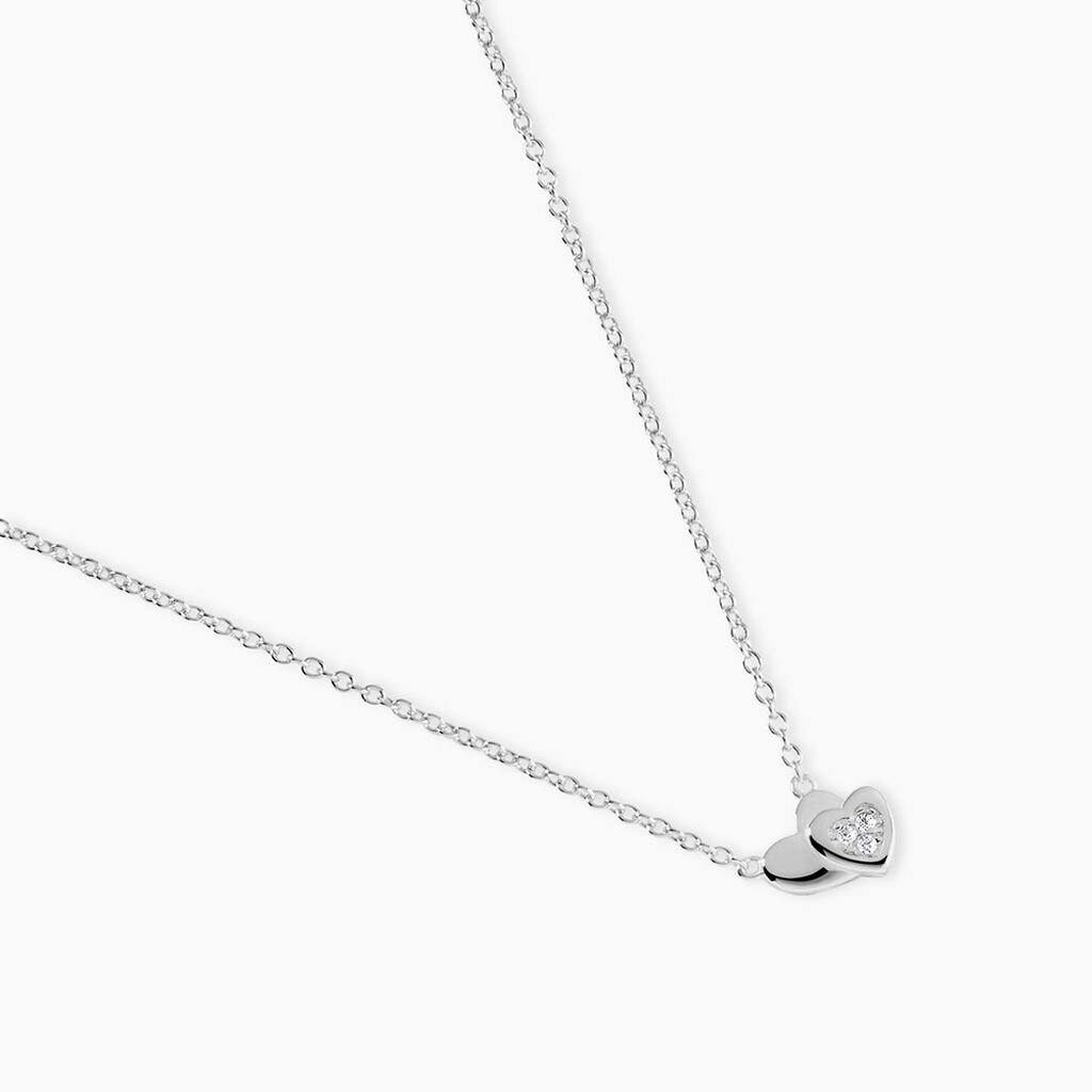 Collier Argent Dounyo Oxydes De Zirconium - F&ecirc;te des m&egrave;res Femme | Histoire d&rsquo;Or