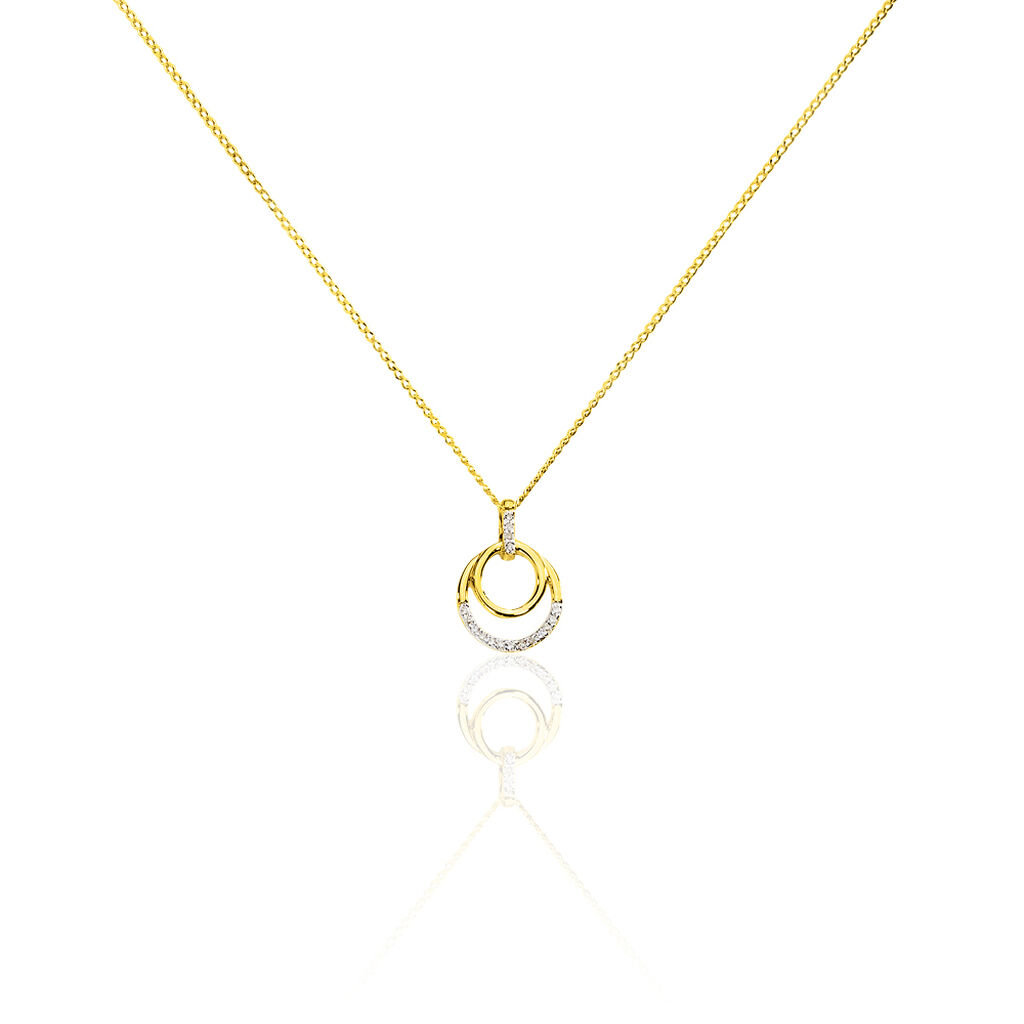 Collier Atlanta Or Jaune Diamant - Colliers Femme | Histoire d’Or