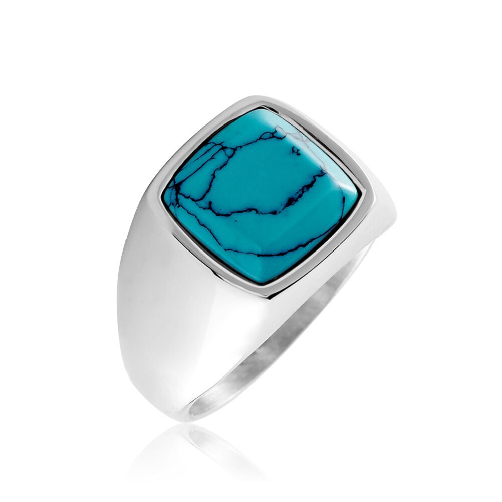 Chevaliere best sale turquoise homme