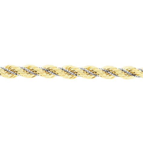 Collier Jerryenne Danilo Maille Corde Et Venitienne Or Bicolore - Chaines Femme | Histoire d’Or