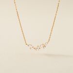 Collier Jardins D'hiver Plaqu&eacute; Or Jaune Oxyde De Zirconium - Colliers Femme | Histoire d&rsquo;Or