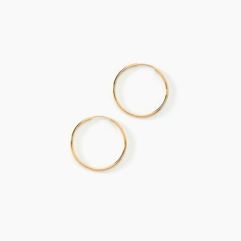 Créoles Dominae Or Jaune - Boucles d'oreilles créoles Femme | Histoire d’Or