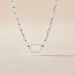 Collier Soho Argent Blanc - Colliers fantaisie Femme | Histoire d&rsquo;Or