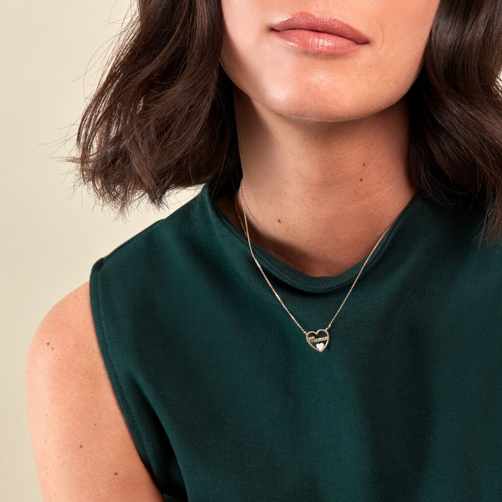 Collier Micarla Or Jaune Oxyde De Zirconium - Colliers Femme | Histoire d’Or