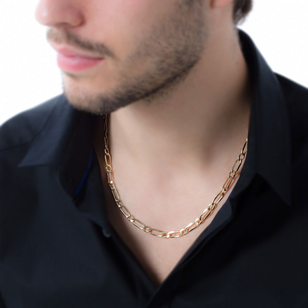 Chaîne Kholoudae Maille Alternée 1/1 Or Jaune - Chaines Homme | Histoire d’Or