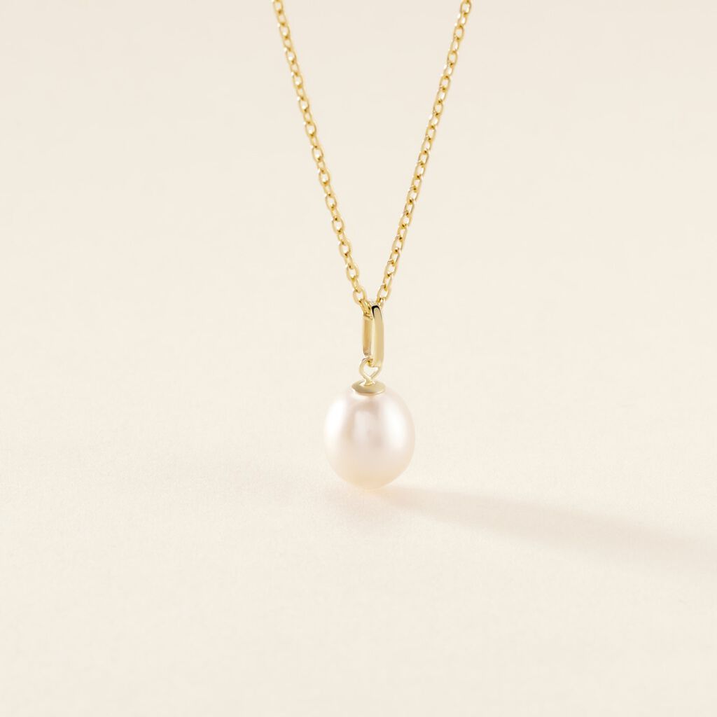 Pendentif Yoela Or Jaune Perle De Culture - Pendentifs Femme | Histoire d’Or