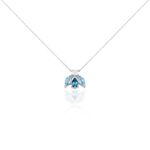 Collier Spring Or Blanc Topaze Oxyde De Zirconium - Colliers Femme | Histoire d&rsquo;Or