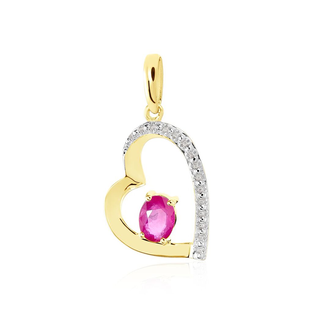 Pendentif Arduinna Or Jaune Rubis