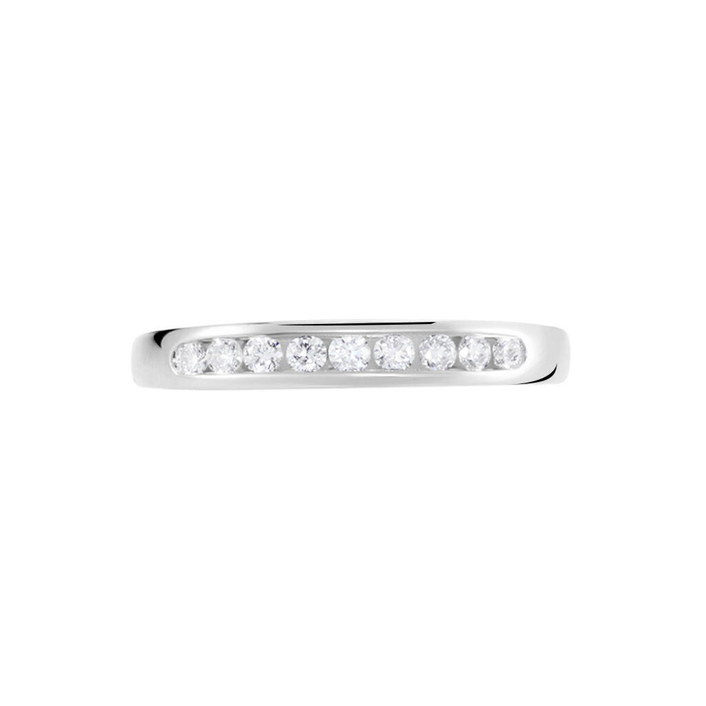 Alliance Giulia Or Blanc Diamant - Alliances Femme | Histoire d’Or