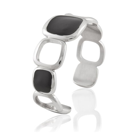 Bracelet Jonc Hatayi Acier Blanc - Bracelets fantaisie Femme | Histoire d’Or