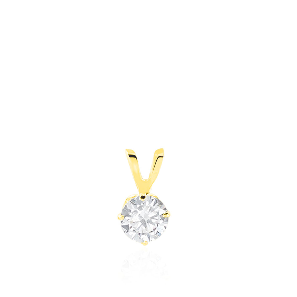 Pendentif Mabila Or Jaune Oxyde De Zirconium
