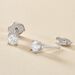 Boucles D'oreilles Puces Aphrodite Or Blanc Diamant - Clous d'oreilles Homme | Histoire d’Or