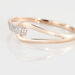 Bague Cyranna Or Rose Diamant - Bagues avec pierre Femme | Histoire d’Or