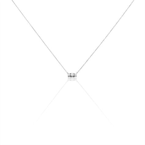 Collier Or Blanc Sabine Diamants - Colliers Femme | Histoire d’Or